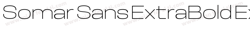 Somar Sans ExtraBold Expanded字体转换